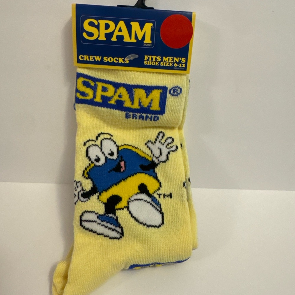 Crew Socks - Yellow and Blue - Picture 2 of 2